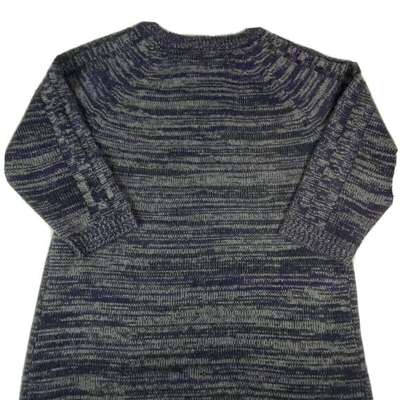 Jason Maxwell Sweater Womens 1X Purple Marled Tunic‎ Pockets Fairy Cottagecore - Picture 3 of 11
